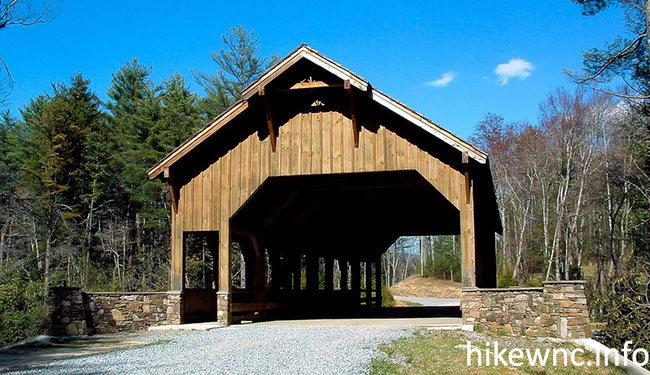 dupont covered bridge hike wnc